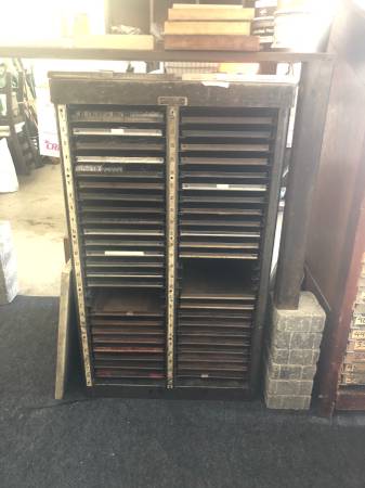 Letterpress Type Cabinet And Galley Cabinet Briar Press A