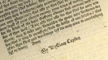 image: William Caxton's blackletter (1485)