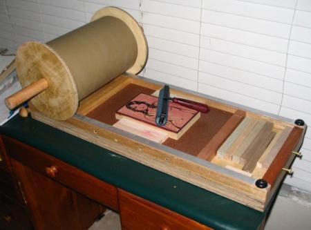 Letterpress Hand Press Wood type 50,8/63,3 mm 12/15 line 