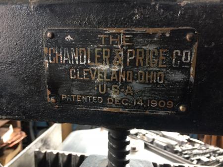 image: Chandler and Price Paper Cutter 