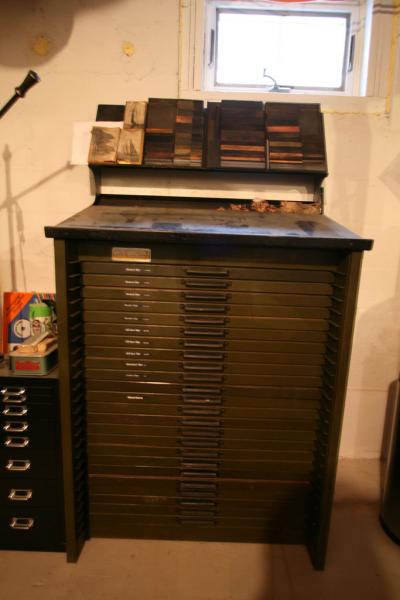 image: Hamilton 24 Case Type Cabinet with Upper Case Stand 