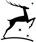 image: Deer leaping