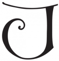 image: J calligraph