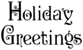 image: Holiday greetings